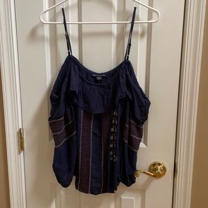 AE cold shoulder blouse